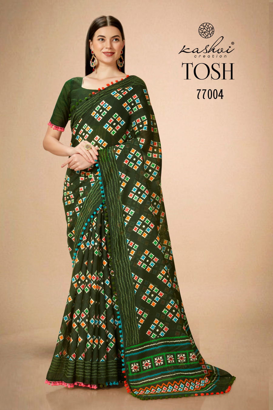 Tosh By Kashvi Printed Daily Wear Sarees Catalog